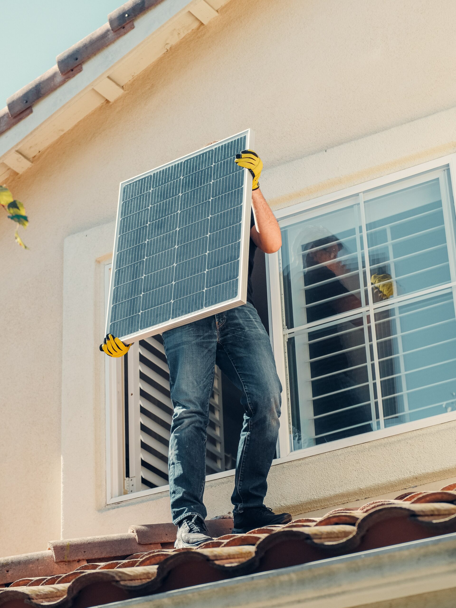 Installing solar panels