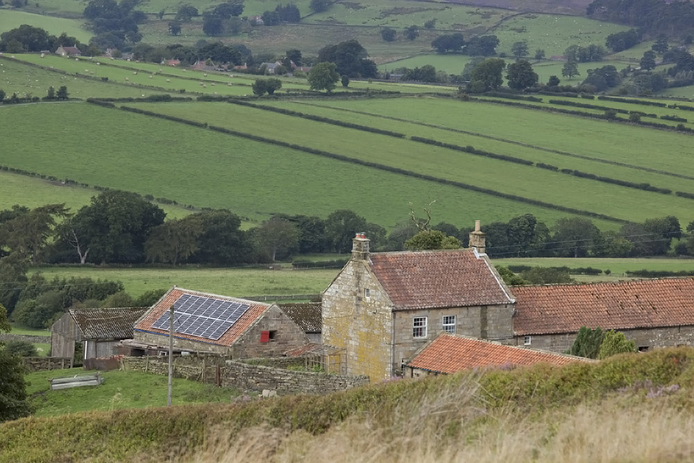 Rural roofs lead on solar power generation