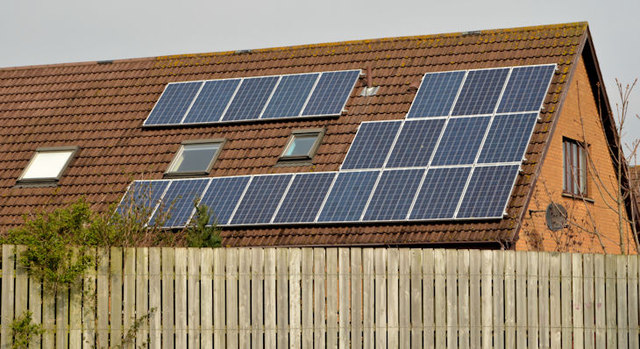 Domestic solar panels